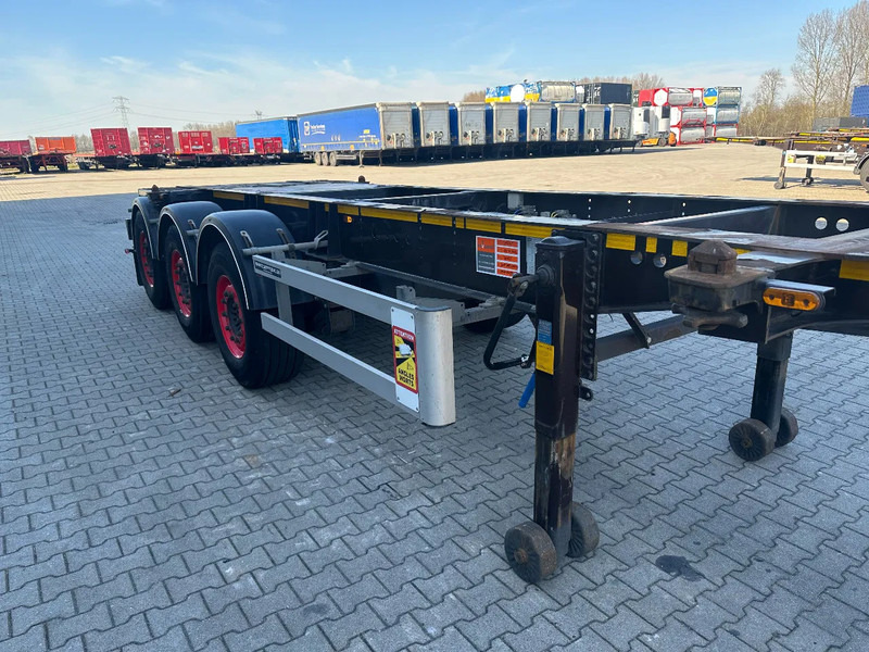 Konteineris-vežimus/ Sukeisti kūną puspriekabė Burg 20FT / 20FT SWAP ADR (EX/II, EX/III, FL, AT), Leergewicht : 3.690kg, SAF INTRADISC, 2x Liftachse, NL-Chassis: foto 12