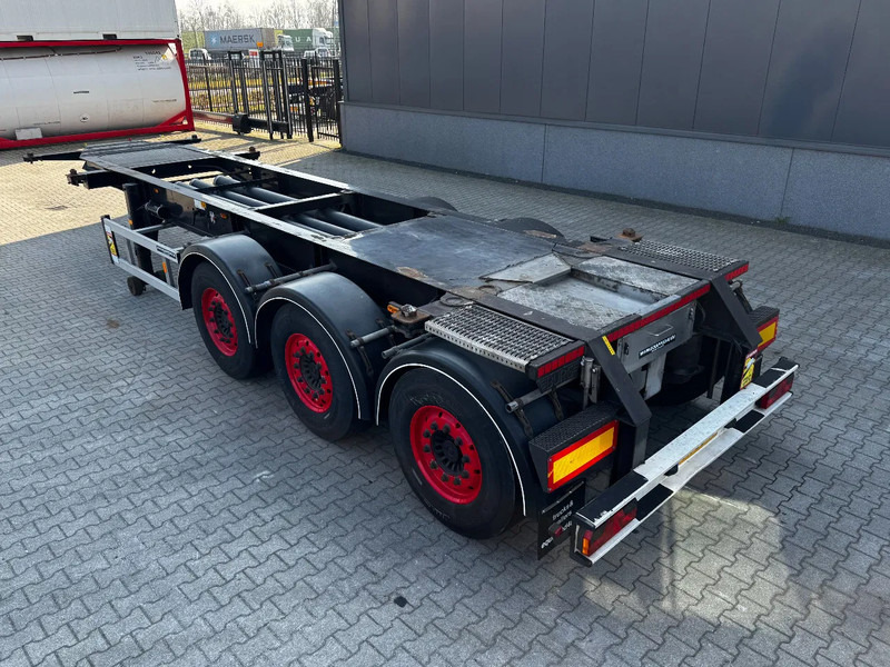 Burg 20FT/3-axles, SAF INTRADISC, ADR (EXII, EXII, FL, AT), 2x LIFTAXLE, NL-Chassis - Konteineris-vežimus/ Sukeisti kūną puspriekabė: foto 5 Burg 20FT/3-axles, SAF INTRADISC, ADR (EXII, EXII, FL, AT), 2x LIFTAXLE, NL-Chassis - Konteineris-vežimus/ Sukeisti kūną puspriekabė: foto 5