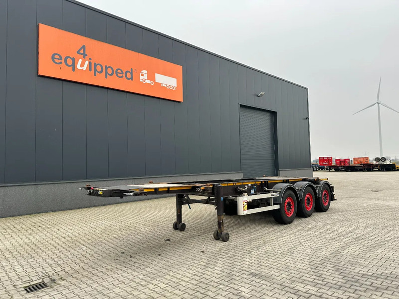 Burg 20FT ADR (EX/II, EX/III, FL, AT) Chassis, Empty weight : 3.690kg, SAF INTRADISC, 2x Liftaxle, NL-chassis, APK/ADR: 06-2025 - Konteineris-vežimus/ Sukeisti kūną puspriekabė: foto 1 Burg 20FT ADR (EX/II, EX/III, FL, AT) Chassis, Empty weight : 3.690kg, SAF INTRADISC, 2x Liftaxle, NL-chassis, APK/ADR: 06-2025 - Konteineris-vežimus/ Sukeisti kūną puspriekabė: foto 1