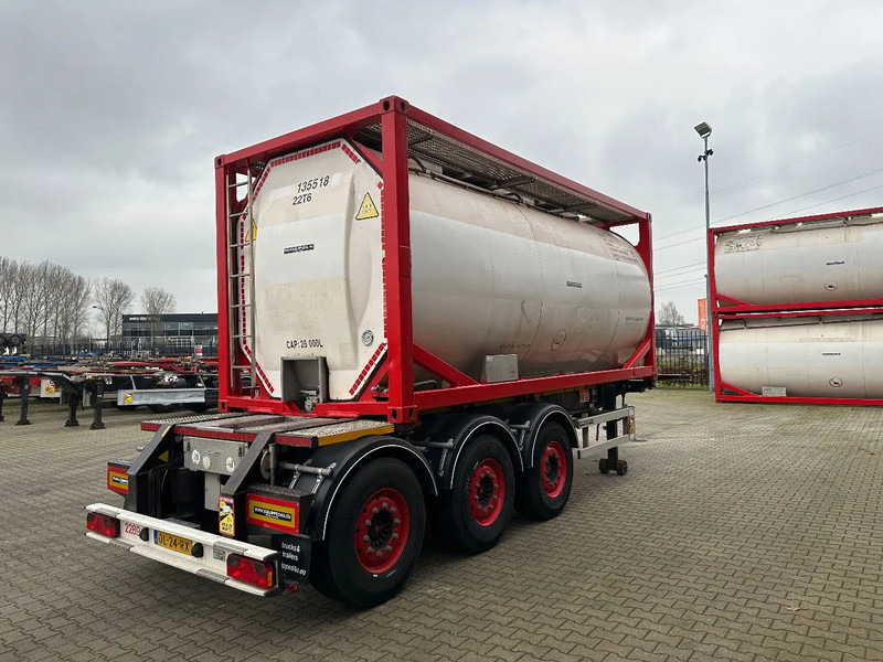 Burg 20FT ADR (EX/II, EX/III, FL, AT) Chassis + Tankcontainer 26.000L /3 baffels - Puspriekabė cisterna: foto 4 Burg 20FT ADR (EX/II, EX/III, FL, AT) Chassis + Tankcontainer 26.000L /3 baffels - Puspriekabė cisterna: foto 4