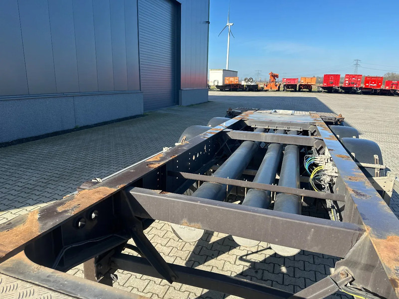 Konteineris-vežimus/ Sukeisti kūną puspriekabė Burg 20FT ADR (EX/II, EX/III, FL, AT), Leergewicht : 3.690kg, SAF INTRADISC, 2x Liftachse, NL-Chassis: foto 18