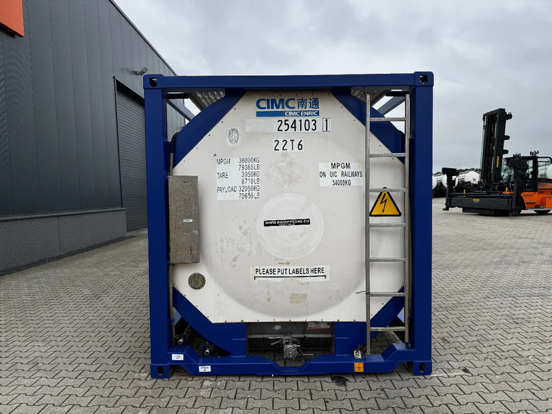 CIMC 20FT ISO, 25.050L / 1-COMP / 3 BAFFELS / T11 / 4 manholes / ADR valid until 04/2027 - Tank konteineris: foto 5 CIMC 20FT ISO, 25.050L / 1-COMP / 3 BAFFELS / T11 / 4 manholes / ADR valid until 04/2027 - Tank konteineris: foto 5
