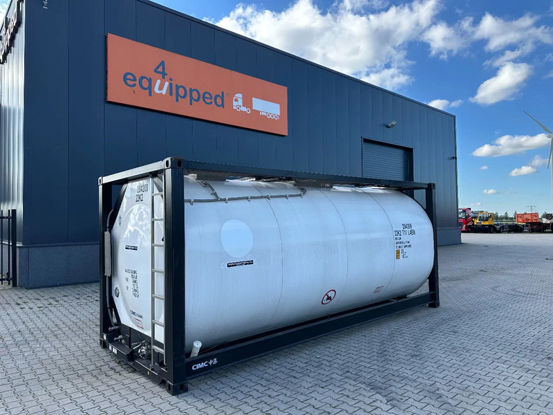 CIMC NEW / UNUSED, for FOOD STUFF or CHEMICAL, 20FT ISO, 25.030L, L4BN, UN Portable, T11, test: 1-2027 - Sandėliavimo talpykla: foto 1 CIMC NEW / UNUSED, for FOOD STUFF or CHEMICAL, 20FT ISO, 25.030L, L4BN, UN Portable, T11, test: 1-2027 - Sandėliavimo talpykla: foto 1