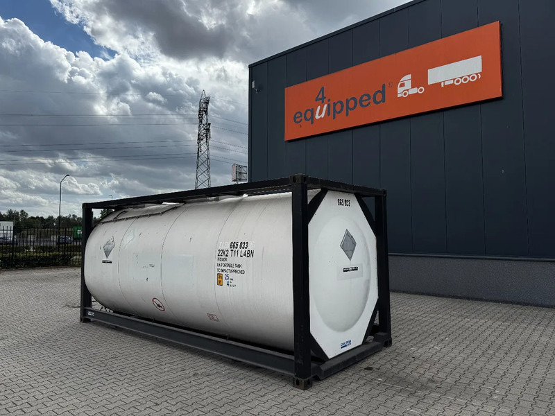 CIMC TOP: 2017, 20FT ISO, 25.030L, L4BN, UN Portable, T11, test: 09-2027 - Sandėliavimo talpykla: foto 3 CIMC TOP: 2017, 20FT ISO, 25.030L, L4BN, UN Portable, T11, test: 09-2027 - Sandėliavimo talpykla: foto 3