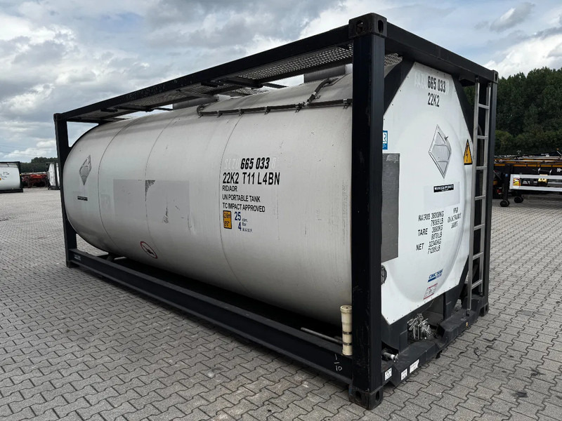 CIMC TOP: 2017, 20FT ISO, 25.030L, L4BN, UN Portable, T11, test: 09-2027 - Sandėliavimo talpykla: foto 4 CIMC TOP: 2017, 20FT ISO, 25.030L, L4BN, UN Portable, T11, test: 09-2027 - Sandėliavimo talpykla: foto 4