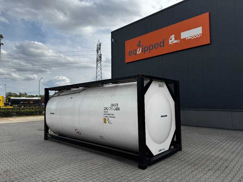 CIMC TOP: 2022, 20FT ISO, 25.030L, L4BN, UN Portable, T11, test:01 -2027 - Sandėliavimo talpykla: foto 3 CIMC TOP: 2022, 20FT ISO, 25.030L, L4BN, UN Portable, T11, test:01 -2027 - Sandėliavimo talpykla: foto 3
