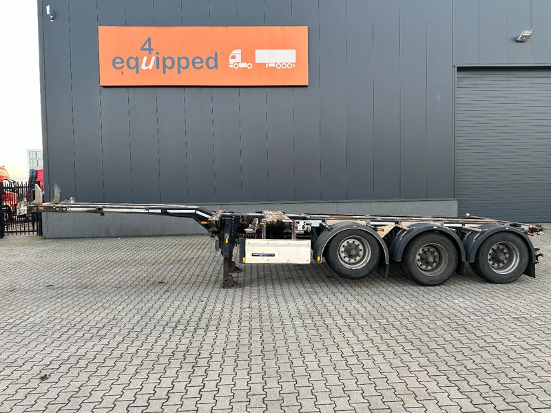 D-Tec FLEXITRAILER / 45FT HC MULTI / BPW + drumbrakes / liftaxle / NL / APK 11-2026 - Konteineris-vežimus/ Sukeisti kūną puspriekabė: foto 4 D-Tec FLEXITRAILER / 45FT HC MULTI / BPW + drumbrakes / liftaxle / NL / APK 11-2026 - Konteineris-vežimus/ Sukeisti kūną puspriekabė: foto 4