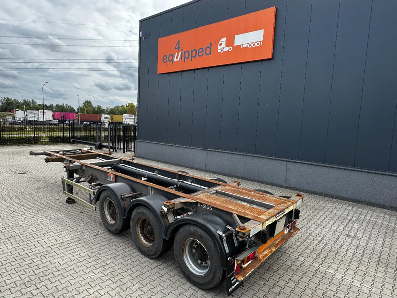 DESOT nice 20FT/30FT ADR-Chassis for SMALL PRICE, liftaxle, 5 twistlocks arms - Konteineris-vežimus/ Sukeisti kūną puspriekabė: foto 3 DESOT nice 20FT/30FT ADR-Chassis for SMALL PRICE, liftaxle, 5 twistlocks arms - Konteineris-vežimus/ Sukeisti kūną puspriekabė: foto 3