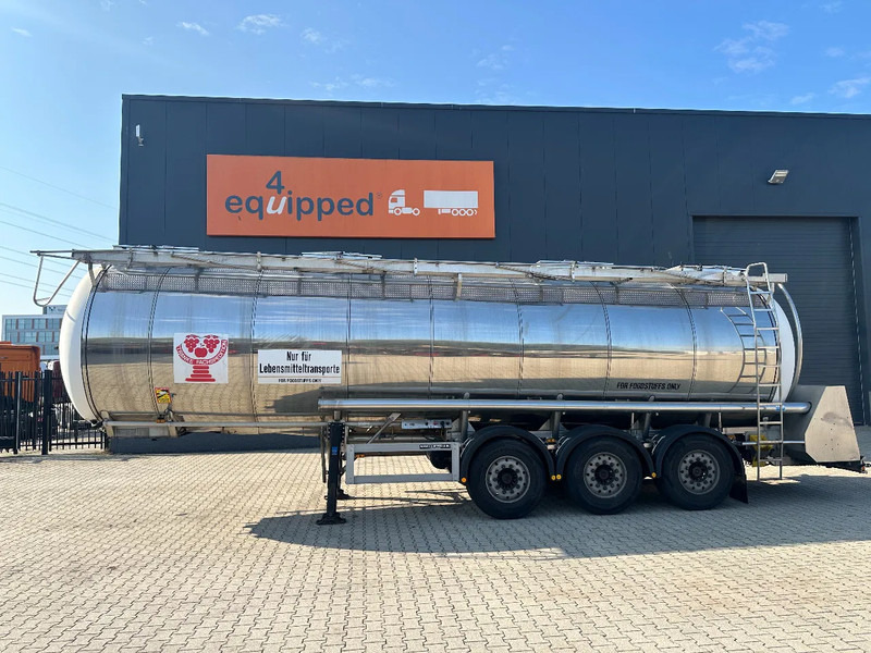 Feldbinder FOOD / LEVENSMIDDELEN / LEBENSMITTEL / 33.500L / 3-COMP / PUMP / NL-trailer / APK: 05-2026 - Puspriekabė cisterna: foto 2 Feldbinder FOOD / LEVENSMIDDELEN / LEBENSMITTEL / 33.500L / 3-COMP / PUMP / NL-trailer / APK: 05-2026 - Puspriekabė cisterna: foto 2