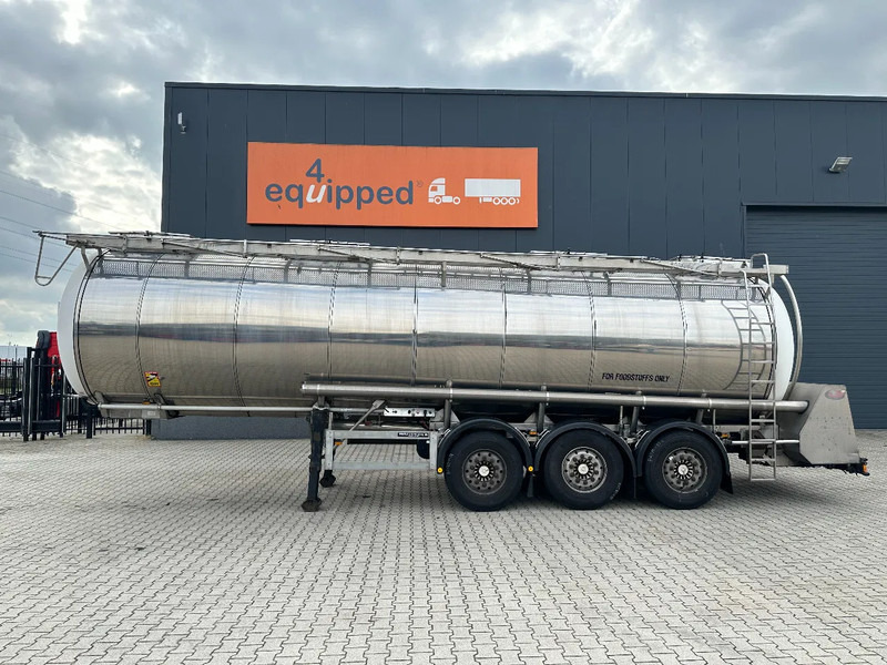 Feldbinder FOOD / LEVENSMIDDELEN / LEBENSMITTEL / 33.500L / 3-COMP / PUMP / NL-trailer / APK: 10-2026 - Puspriekabė cisterna: foto 2 Feldbinder FOOD / LEVENSMIDDELEN / LEBENSMITTEL / 33.500L / 3-COMP / PUMP / NL-trailer / APK: 10-2026 - Puspriekabė cisterna: foto 2