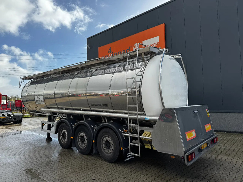 Feldbinder LEBENSMITTEL / LEVENSMIDDELEN FOOD / 33.500L / 3-COMP / PUMPE / INOX / NL-trailer / APK: 05-2026 - Puspriekabė cisterna: foto 4 Feldbinder LEBENSMITTEL / LEVENSMIDDELEN FOOD / 33.500L / 3-COMP / PUMPE / INOX / NL-trailer / APK: 05-2026 - Puspriekabė cisterna: foto 4