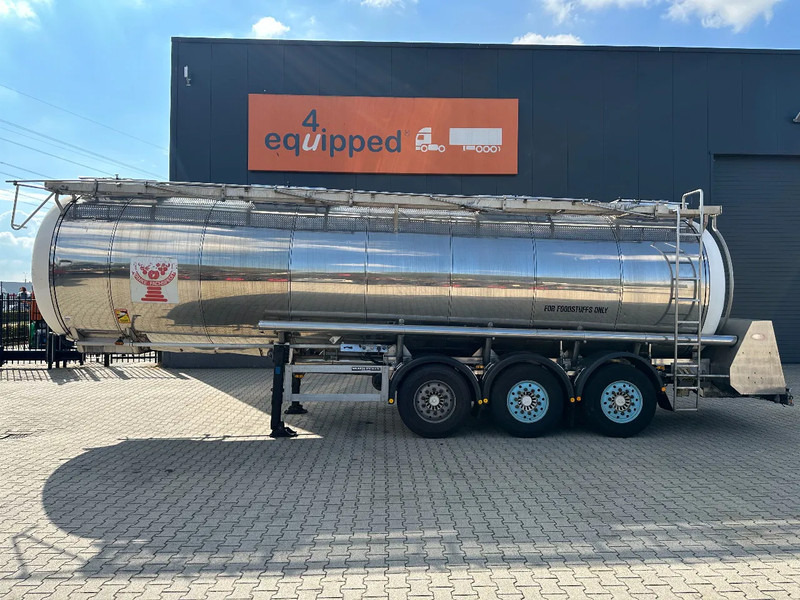 Feldbinder LEBENSMITTEL / LEVENSMIDDELEN FOOD / 33.500L / 3-COMP / PUMPE / NL-trailer / APK: 09-2026 - Puspriekabė cisterna: foto 2 Feldbinder LEBENSMITTEL / LEVENSMIDDELEN FOOD / 33.500L / 3-COMP / PUMPE / NL-trailer / APK: 09-2026 - Puspriekabė cisterna: foto 2