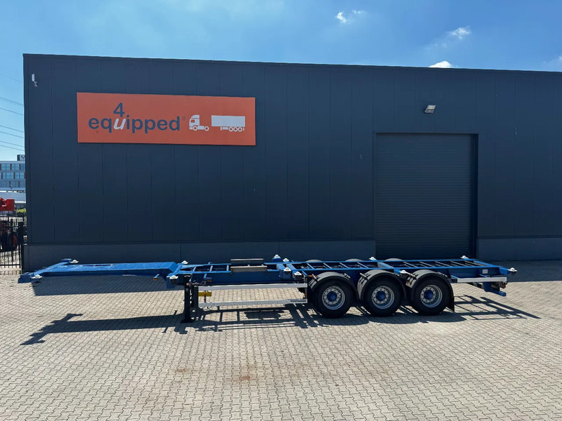 Groenewegen 40FT HC-chassis, BPW+Drum, liftaxle, NL-Chassis - Konteineris-vežimus/ Sukeisti kūną puspriekabė: foto 2 Groenewegen 40FT HC-chassis, BPW+Drum, liftaxle, NL-Chassis - Konteineris-vežimus/ Sukeisti kūną puspriekabė: foto 2
