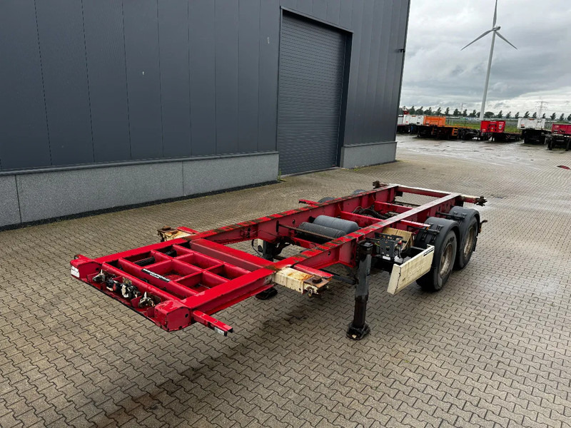 Krone 2-assig 20FT chassis, BPW + trommel, luchtvering, leeggewicht: 3.180kg - Konteineris-vežimus/ Sukeisti kūną puspriekabė: foto 5 Krone 2-assig 20FT chassis, BPW + trommel, luchtvering, leeggewicht: 3.180kg - Konteineris-vežimus/ Sukeisti kūną puspriekabė: foto 5