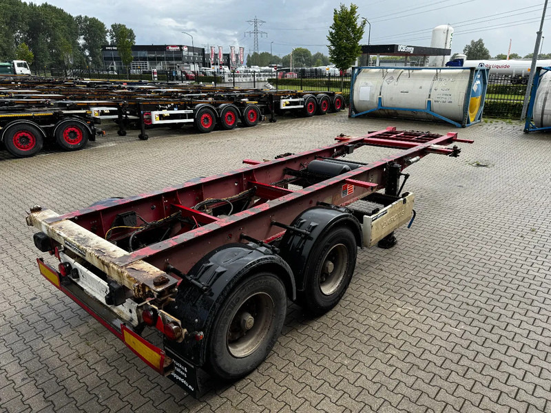 Krone 2-axle 20FT chassis, BPW + drumbrakes, airsuspension, empty weight: 3.180kg, 2x available - Konteineris-vežimus/ Sukeisti kūną puspriekabė: foto 3 Krone 2-axle 20FT chassis, BPW + drumbrakes, airsuspension, empty weight: 3.180kg, 2x available - Konteineris-vežimus/ Sukeisti kūną puspriekabė: foto 3