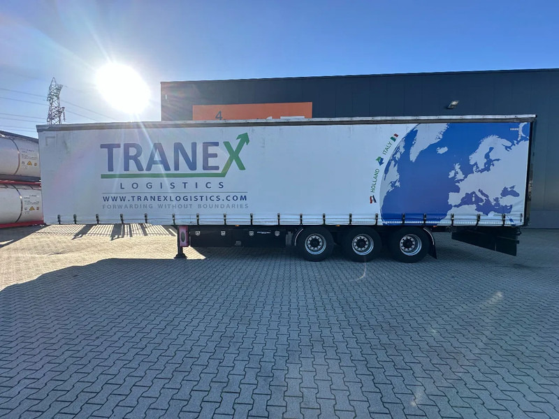 Krone BPW + Trommelbremsen / Innenhöhe 2.75m / Rungtasschen / NL-Auflieger - Tentinė puspriekabė: foto 2 Krone BPW + Trommelbremsen / Innenhöhe 2.75m / Rungtasschen / NL-Auflieger - Tentinė puspriekabė: foto 2