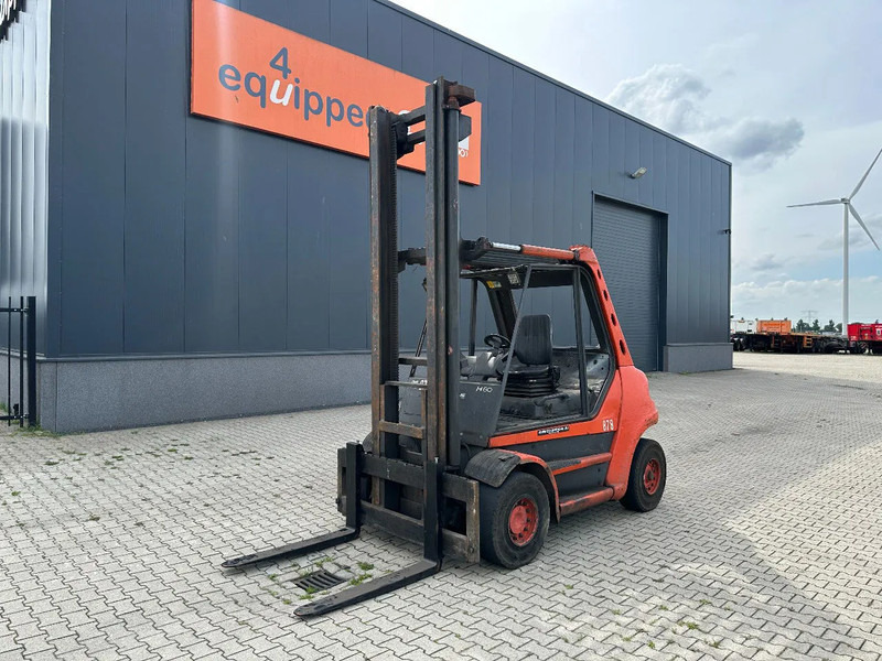 Linde H80D-03 FORKLIFT, 8000KG, duplex, 6 cil. Deutz diesel, 12.200hrs, - Dyzelinis krautuvas: foto 1 Linde H80D-03 FORKLIFT, 8000KG, duplex, 6 cil. Deutz diesel, 12.200hrs, - Dyzelinis krautuvas: foto 1
