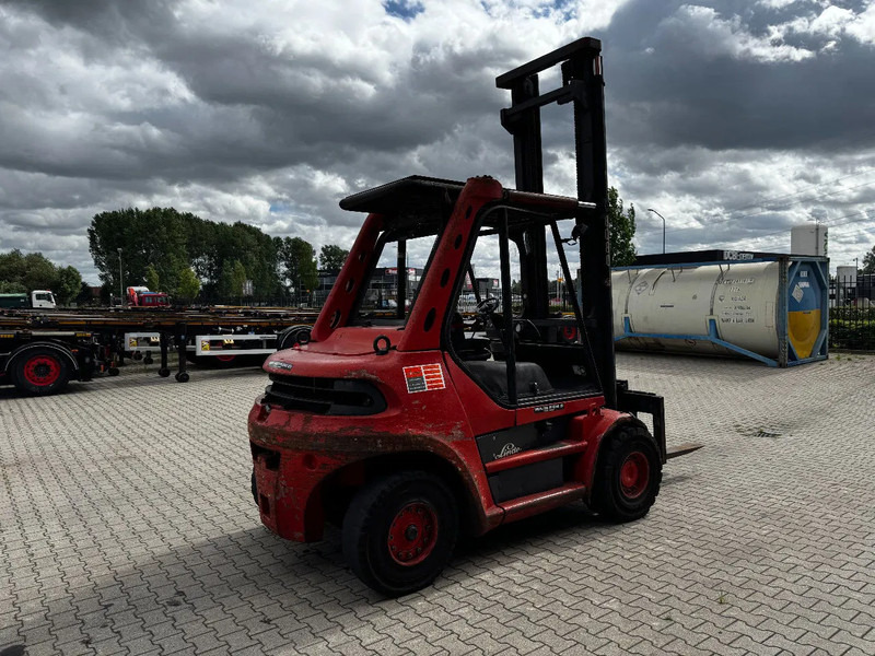 Linde H80D FORKLIFT, 8000KG, duplex, 6 cil. Deutz diesel, 14.934hrs, - Dyzelinis krautuvas: foto 4 Linde H80D FORKLIFT, 8000KG, duplex, 6 cil. Deutz diesel, 14.934hrs, - Dyzelinis krautuvas: foto 4