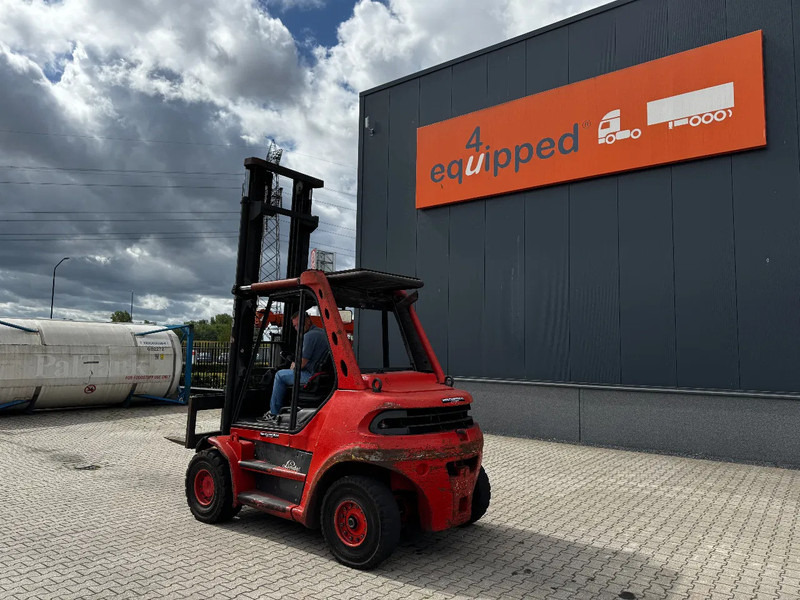 Linde H80D FORKLIFT, 8000KG, duplex, 6 cil. Deutz diesel, 14.934hrs, - Dyzelinis krautuvas: foto 3 Linde H80D FORKLIFT, 8000KG, duplex, 6 cil. Deutz diesel, 14.934hrs, - Dyzelinis krautuvas: foto 3