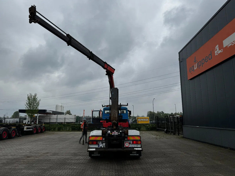 MAN FE 410A, 6x4, EURO 2, Palfinger PK17000 Crane + VDL HOOK, full spring, manual gearbox, MOT 9/2025 - Hook-lift sunkvežimis, Sunkvežimis su kranu: foto 5 MAN FE 410A, 6x4, EURO 2, Palfinger PK17000 Crane + VDL HOOK, full spring, manual gearbox, MOT 9/2025 - Hook-lift sunkvežimis, Sunkvežimis su kranu: foto 5