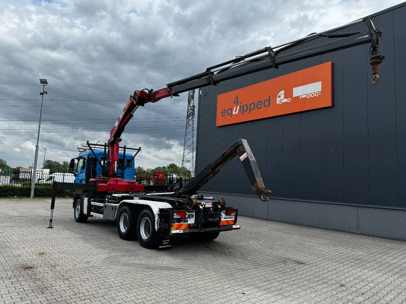 MAN TGS 33.440 6x4, EURO-4, HMF 1823 Crane + VDL HOOK, full spring, manual gearbox, MOT 03/2026 - Hook-lift sunkvežimis, Sunkvežimis su kranu: foto 2 MAN TGS 33.440 6x4, EURO-4, HMF 1823 Crane + VDL HOOK, full spring, manual gearbox, MOT 03/2026 - Hook-lift sunkvežimis, Sunkvežimis su kranu: foto 2