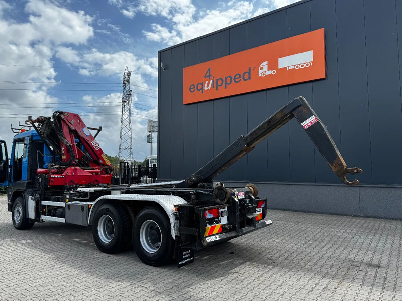 MAN TGS 33.440 6x4, EURO-4, HMF 1823 Crane + VDL HOOK, full spring, manual gearbox, MOT 03/2026 - Hook-lift sunkvežimis, Sunkvežimis su kranu: foto 5 MAN TGS 33.440 6x4, EURO-4, HMF 1823 Crane + VDL HOOK, full spring, manual gearbox, MOT 03/2026 - Hook-lift sunkvežimis, Sunkvežimis su kranu: foto 5