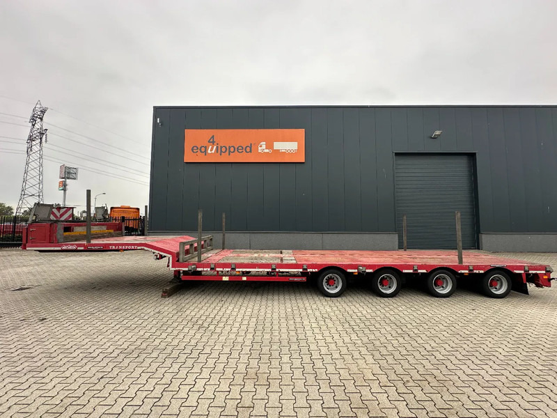 Nooteboom MCO-50-04V 4-axle lowloader, 4x hydraulic steering, 6700mm extendable, floor height: 785mm, NL-trailer, APK: 11/2025 - Žemo profilio platforma puspriekabė: foto 5 Nooteboom MCO-50-04V 4-axle lowloader, 4x hydraulic steering, 6700mm extendable, floor height: 785mm, NL-trailer, APK: 11/2025 - Žemo profilio platforma puspriekabė: foto 5