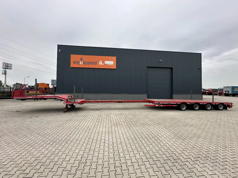 Nooteboom MCO-50-04V 4-axle lowloader, 4x hydraulic steering, 6700mm extendable, floor height: 785mm, NL-trailer, APK: 11/2025 - Žemo profilio platforma puspriekabė: foto 4 Nooteboom MCO-50-04V 4-axle lowloader, 4x hydraulic steering, 6700mm extendable, floor height: 785mm, NL-trailer, APK: 11/2025 - Žemo profilio platforma puspriekabė: foto 4