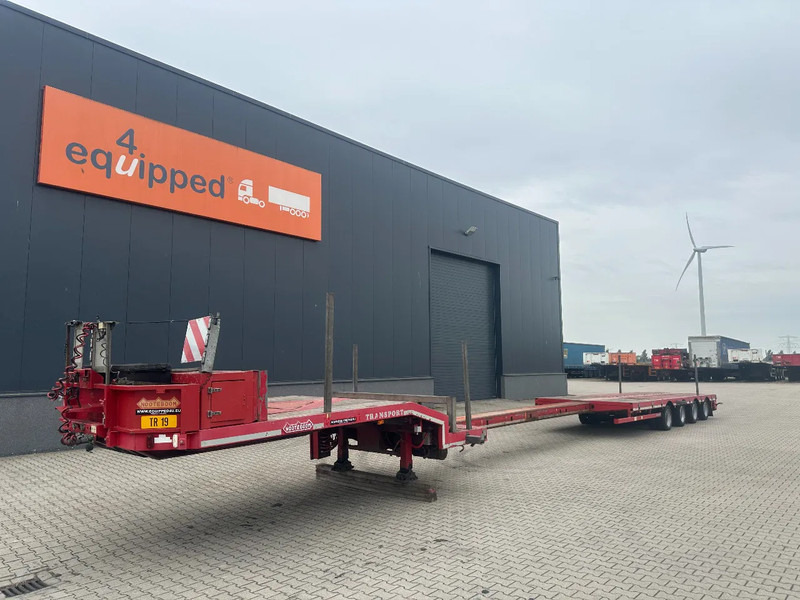 Nooteboom MCO-50-04V 4-axle lowloader, 4x hydraulic steering, 6700mm extendable, floor height: 785mm, NL-trailer, APK: 11/2025 - Žemo profilio platforma puspriekabė: foto 1 Nooteboom MCO-50-04V 4-axle lowloader, 4x hydraulic steering, 6700mm extendable, floor height: 785mm, NL-trailer, APK: 11/2025 - Žemo profilio platforma puspriekabė: foto 1