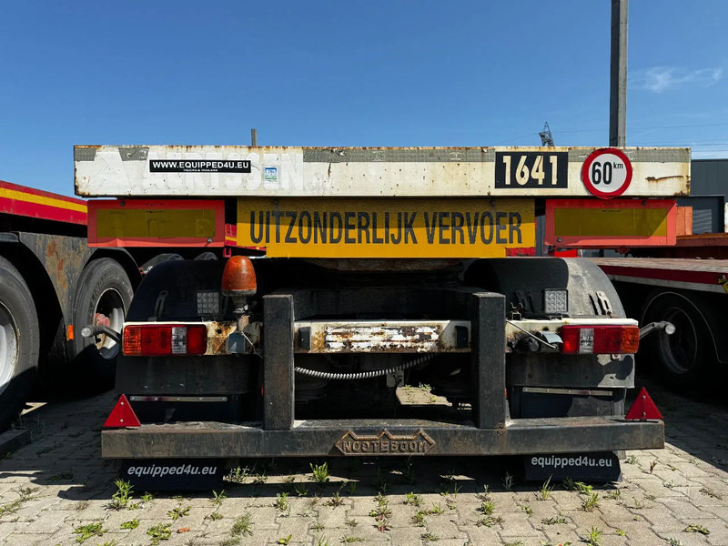 Nooteboom OVB-73-04, 73 tons 4-axle Ballast trailer, 3 hydraulic steering axles, 75% tyres, MOT 03/2026 - Platforminė/ Bortinė puspriekabė: foto 4 Nooteboom OVB-73-04, 73 tons 4-axle Ballast trailer, 3 hydraulic steering axles, 75% tyres, MOT 03/2026 - Platforminė/ Bortinė puspriekabė: foto 4
