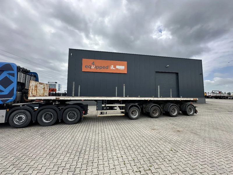 Nooteboom OVB-73-04, 73 tons Ballast trailer, 4 axles, 3 hydraulic steering axles, 75% tyres, MOT 03/2026 - Platforminė/ Bortinė puspriekabė: foto 2 Nooteboom OVB-73-04, 73 tons Ballast trailer, 4 axles, 3 hydraulic steering axles, 75% tyres, MOT 03/2026 - Platforminė/ Bortinė puspriekabė: foto 2