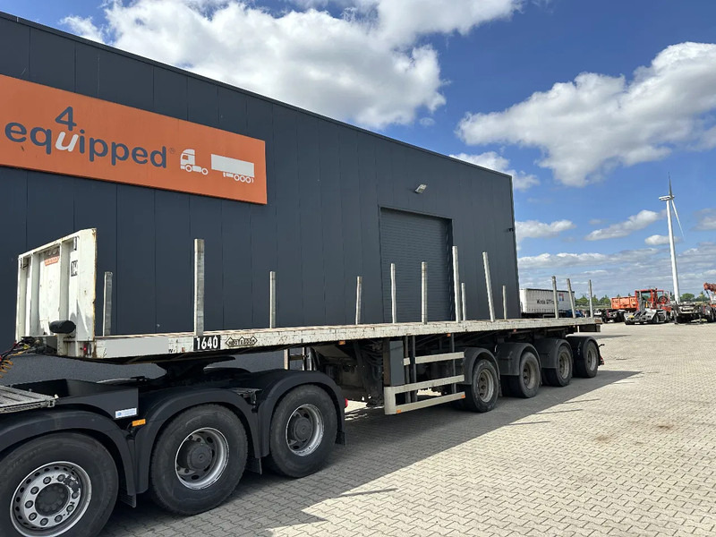 Nooteboom OVB-73-04, 73 tons Ballast trailer, 4 axles, 3 hydraulic steering axles - Platforminė/ Bortinė puspriekabė: foto 1 Nooteboom OVB-73-04, 73 tons Ballast trailer, 4 axles, 3 hydraulic steering axles - Platforminė/ Bortinė puspriekabė: foto 1