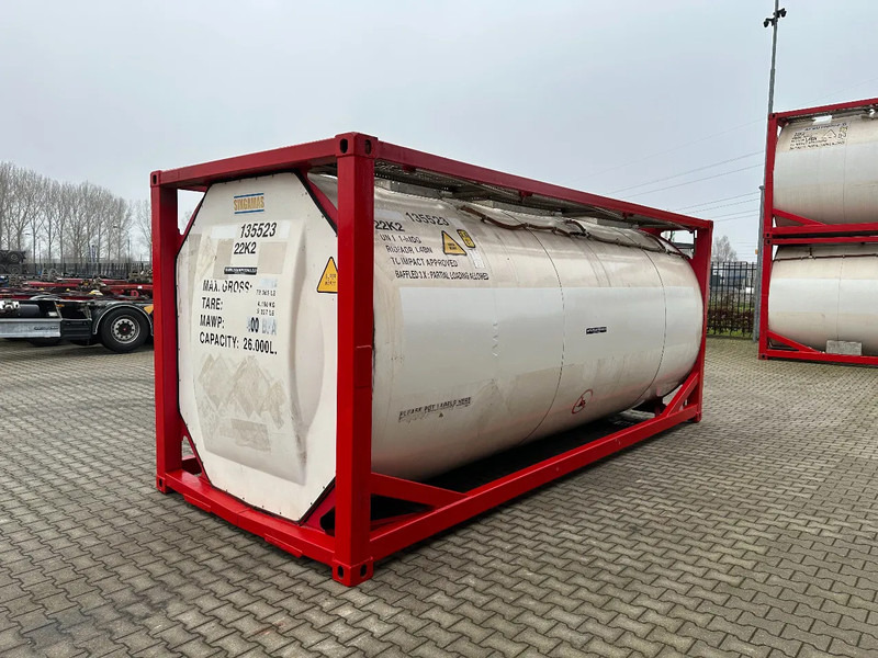SINGAMAS 20FT ISO, 26.000L/1-COMP/3 BAFFELS/3 manholes, 5Y inspection: 06/2027 - Tank konteineris: foto 4 SINGAMAS 20FT ISO, 26.000L/1-COMP/3 BAFFELS/3 manholes, 5Y inspection: 06/2027 - Tank konteineris: foto 4