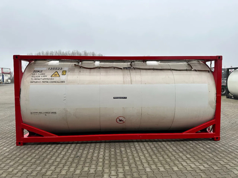 SINGAMAS 20FT ISO, 26.000L/1-COMP/3 BAFFELS/3 manholes, 5Y inspection: 06/2027 - Tank konteineris: foto 3 SINGAMAS 20FT ISO, 26.000L/1-COMP/3 BAFFELS/3 manholes, 5Y inspection: 06/2027 - Tank konteineris: foto 3