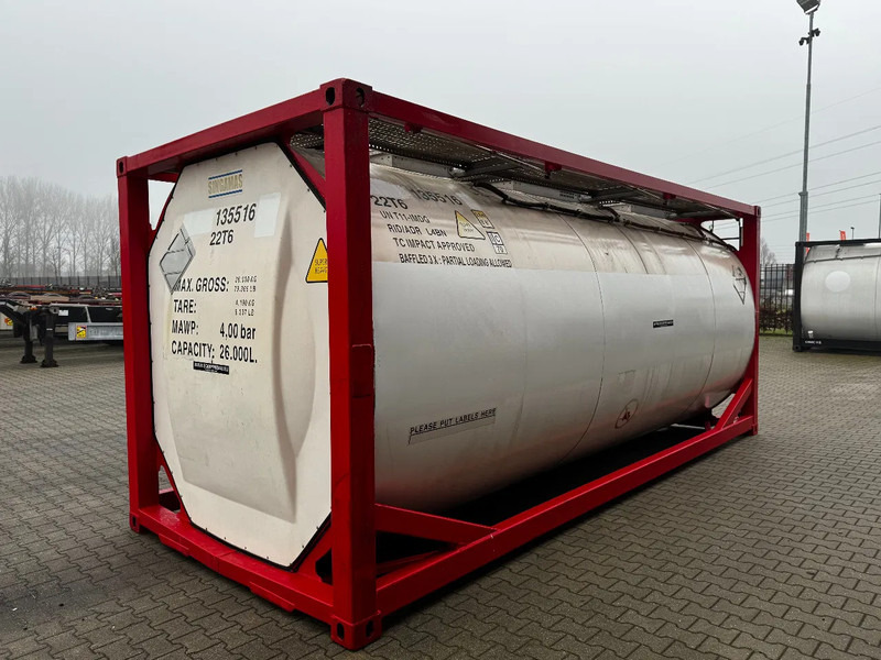 SINGAMAS 20FT ISO, 26.000L/1-COMP/3 BAFFELS/3 manholes, 5Y inspection: 07/2027 - Tank konteineris: foto 5 SINGAMAS 20FT ISO, 26.000L/1-COMP/3 BAFFELS/3 manholes, 5Y inspection: 07/2027 - Tank konteineris: foto 5