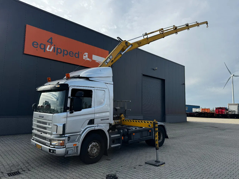 Scania P114-340 + HIAB 19-5 crane + remote / Euro-3 / 3 pedals / NL-truck / APK: 12-2025 - Sunkvežimis su kranu: foto 2 Scania P114-340 + HIAB 19-5 crane + remote / Euro-3 / 3 pedals / NL-truck / APK: 12-2025 - Sunkvežimis su kranu: foto 2