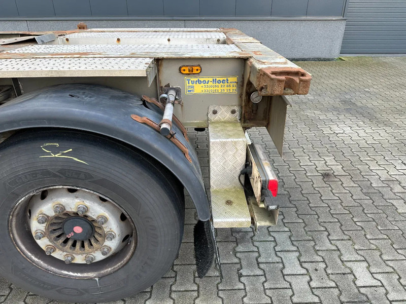 Konteineris-vežimus/ Sukeisti kūną puspriekabė TURBO'S HOET 20FT/30FT, ADR (FL, AT, OX), empty weight: 3.720kg, liftaxle, SAF disc: foto 12