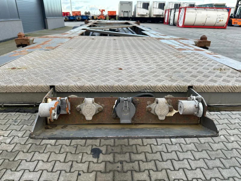 Konteineris-vežimus/ Sukeisti kūną puspriekabė TURBO'S HOET 20FT/30FT, ADR (FL, AT, OX), empty weight: 3.720kg, liftaxle, SAF disc: foto 6