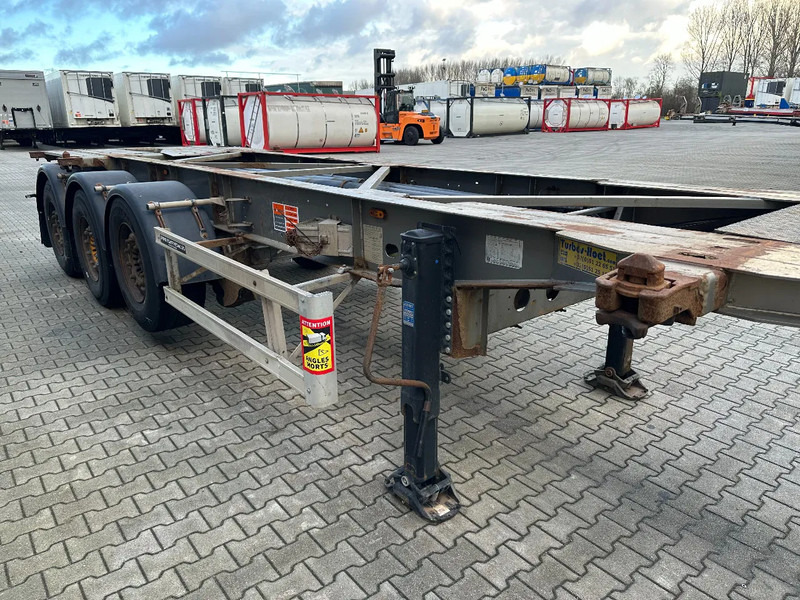 Konteineris-vežimus/ Sukeisti kūną puspriekabė TURBO'S HOET 20FT/30FT, ADR (FL, AT, OX), empty weight: 3.720kg, liftaxle, SAF disc: foto 13