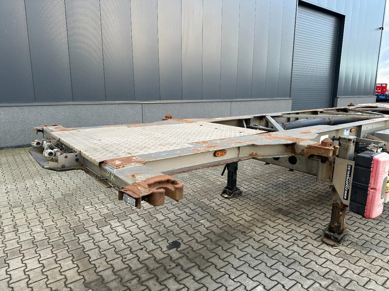 Konteineris-vežimus/ Sukeisti kūną puspriekabė TURBO'S HOET 20FT/30FT, ADR (FL, AT, OX), empty weight: 3.720kg, liftaxle, SAF disc: foto 8