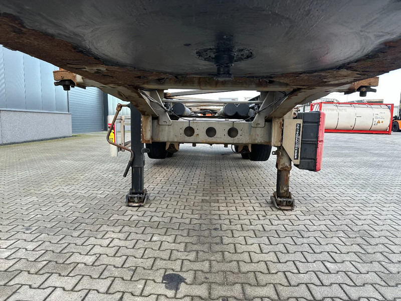 Konteineris-vežimus/ Sukeisti kūną puspriekabė TURBO'S HOET 20FT/30FT, ADR (FL, AT, OX), empty weight: 3.720kg, liftaxle, SAF disc: foto 7