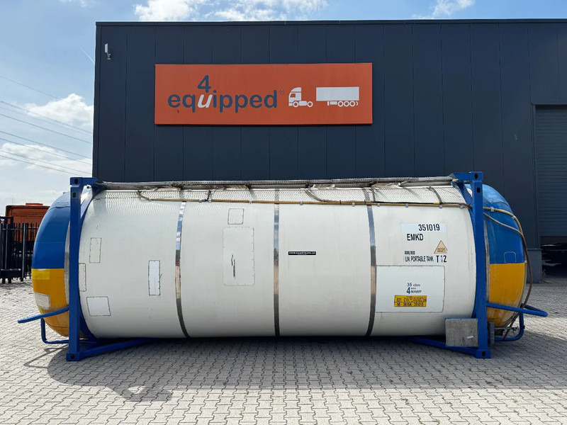 UBH 20FT SWAP 34.570L, 4 baffles / 5 holes / T12 / 5Y-test valid till 07/2026 - Tank konteineris: foto 2 UBH 20FT SWAP 34.570L, 4 baffles / 5 holes / T12 / 5Y-test valid till 07/2026 - Tank konteineris: foto 2