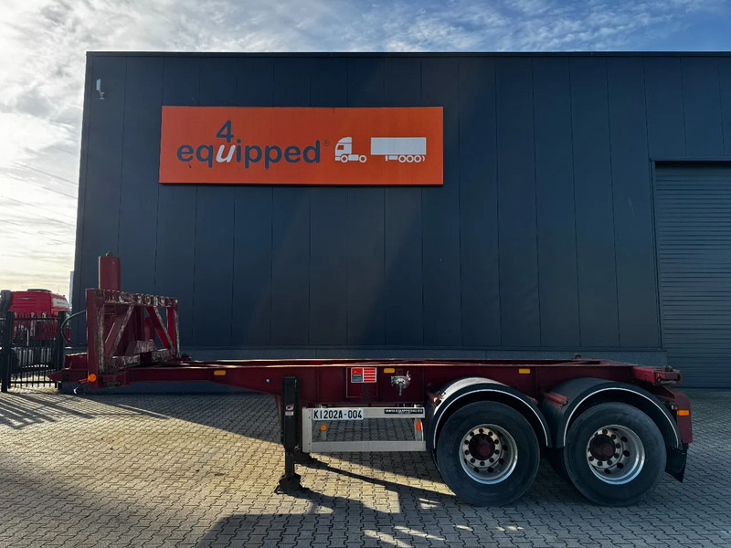 Van Hool 2 AXLE 20FT TIPPING-CHASSIS, TWIN-TIRES, BPW + DRUM, ALCOA - Konteineris-vežimus/ Sukeisti kūną puspriekabė: foto 2 Van Hool 2 AXLE 20FT TIPPING-CHASSIS, TWIN-TIRES, BPW + DRUM, ALCOA - Konteineris-vežimus/ Sukeisti kūną puspriekabė: foto 2