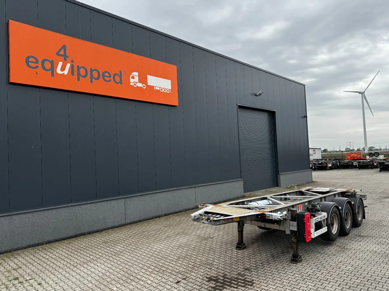 Van Hool 20FT / 20FT SWAP ADR (EX/II, EX/III, FL, OX, AT), BPW, disc brakes, liftaxle, galvanized, ALCOA, NL-Chassis, empty weight 3.300K - Konteineris-vežimus/ Sukeisti kūną puspriekabė: foto 1 Van Hool 20FT / 20FT SWAP ADR (EX/II, EX/III, FL, OX, AT), BPW, disc brakes, liftaxle, galvanized, ALCOA, NL-Chassis, empty weight 3.300K - Konteineris-vežimus/ Sukeisti kūną puspriekabė: foto 1