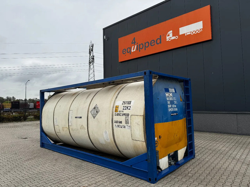 Van Hool 20FT ISO, 25.000L / 1-COMP / T11/ valid 2,5Y till 11-2026 - Tank konteineris: foto 3 Van Hool 20FT ISO, 25.000L / 1-COMP / T11/ valid 2,5Y till 11-2026 - Tank konteineris: foto 3