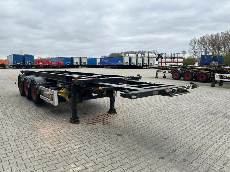 Van Hool 20FT Tipping-chassis, ADR (EX/II, EX/III, FL, AT, OX), SAF, 2 liftaxles - Konteineris-vežimus/ Sukeisti kūną puspriekabė: foto 5 Van Hool 20FT Tipping-chassis, ADR (EX/II, EX/III, FL, AT, OX), SAF, 2 liftaxles - Konteineris-vežimus/ Sukeisti kūną puspriekabė: foto 5