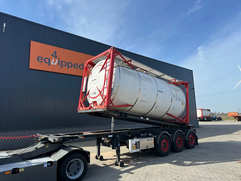Van Hool 20FT Tipping-chassis, ADR (EX/II, EX/III, FL, AT), SAF, 2 liftaxles, APK/ADR: 10-2025 - Konteineris-vežimus/ Sukeisti kūną puspriekabė: foto 1 Van Hool 20FT Tipping-chassis, ADR (EX/II, EX/III, FL, AT), SAF, 2 liftaxles, APK/ADR: 10-2025 - Konteineris-vežimus/ Sukeisti kūną puspriekabė: foto 1