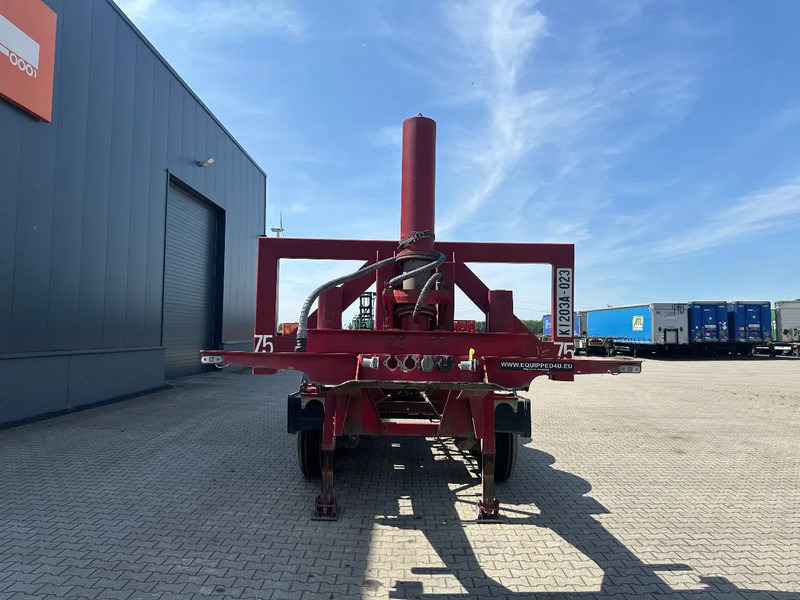 Van Hool 3 AXLE 20FT TIPPING-CHASSIS, BPW + disc, liftaxle, steering axle, BROKEN HYVA-CYLINDER - Konteineris-vežimus/ Sukeisti kūną puspriekabė: foto 5 Van Hool 3 AXLE 20FT TIPPING-CHASSIS, BPW + disc, liftaxle, steering axle, BROKEN HYVA-CYLINDER - Konteineris-vežimus/ Sukeisti kūną puspriekabė: foto 5