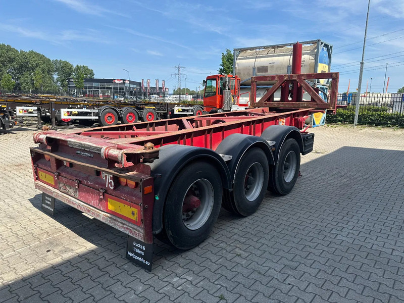 Van Hool 3 AXLE 20FT TIPPING-CHASSIS, BPW + disc, liftaxle, steering axle, BROKEN HYVA-CYLINDER - Konteineris-vežimus/ Sukeisti kūną puspriekabė: foto 4 Van Hool 3 AXLE 20FT TIPPING-CHASSIS, BPW + disc, liftaxle, steering axle, BROKEN HYVA-CYLINDER - Konteineris-vežimus/ Sukeisti kūną puspriekabė: foto 4