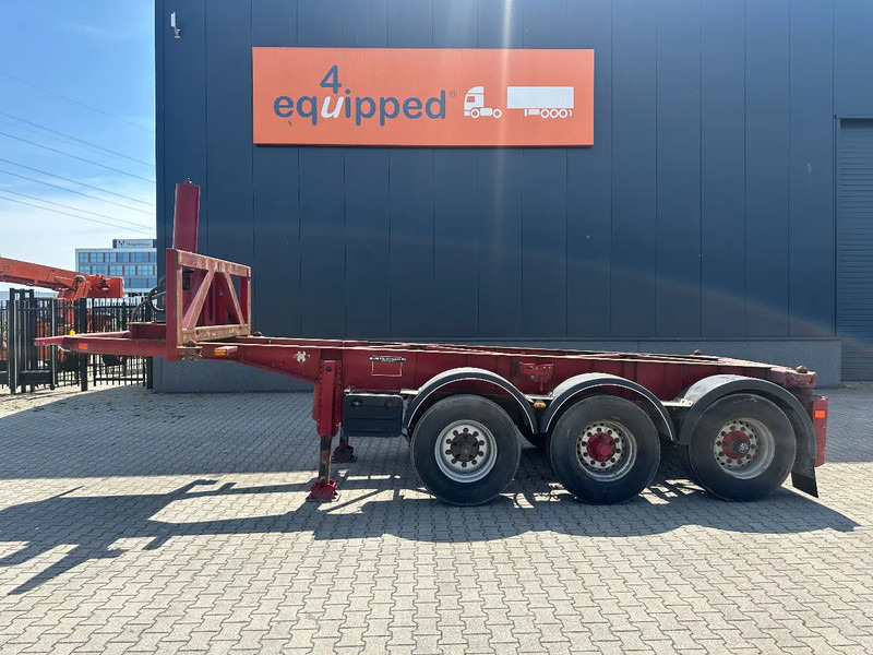 Van Hool 3 AXLE 20FT TIPPING-CHASSIS, BPW + disc, liftaxle, steering axle, BROKEN HYVA-CYLINDER - Konteineris-vežimus/ Sukeisti kūną puspriekabė: foto 2 Van Hool 3 AXLE 20FT TIPPING-CHASSIS, BPW + disc, liftaxle, steering axle, BROKEN HYVA-CYLINDER - Konteineris-vežimus/ Sukeisti kūną puspriekabė: foto 2